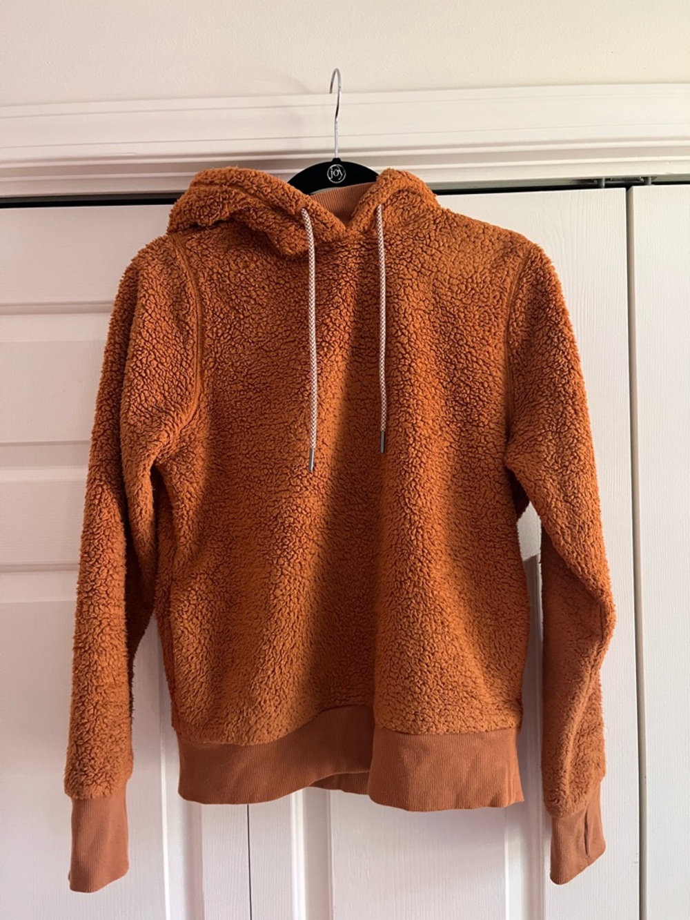 Athleta Cozy Rust Sherpa Hoodie